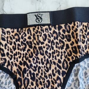 VS Logo Cotton Shine Patch Hiphugger Panty XL